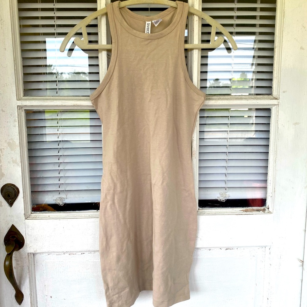 tan dress